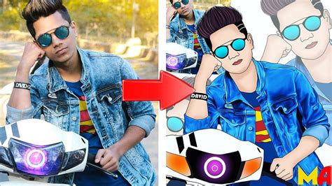 Cartoon photo Editing Tutorial In photoshop | photoshop Cartoon Photo ...