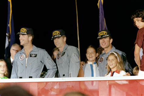 Apollo 15 Crew and Family Members | The three Apollo 15 crew… | Flickr