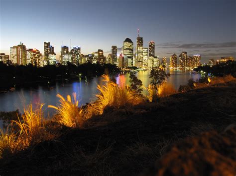 Brisbane City Skyline from Kangaroo Point Cliffs 2 by D3F1ANC3 on DeviantArt