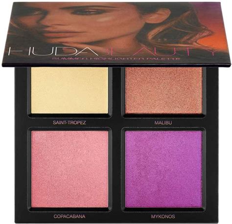 Huda Beauty 3D Highlighter Palette Summer Solstice | Best Purple Highlighters 2018 | POPSUGAR ...