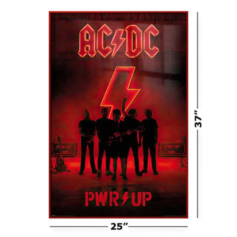 AC/DC - Music Poster (Power Up - Power Up) (Album Cover) (Size: 24" X 36") | eBay