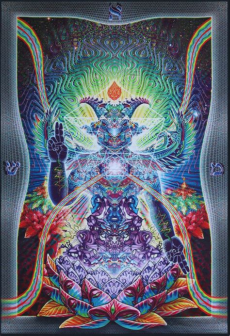 Psychedelic Tapestry Trippy Wall Art 'baphomet'. - Etsy