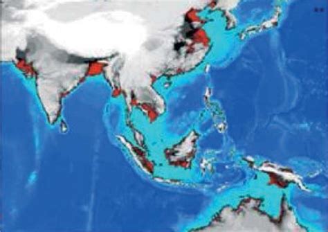 Vulnerability of the Asia/Pacific region to sea-level rise Land areas ...