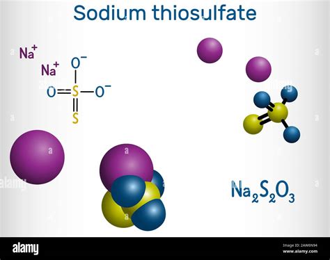 Thiosulfate Stock Vector Images - Alamy