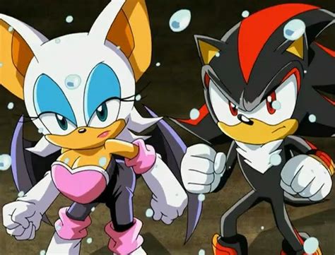 Shadow and Rouge: Sonic X - Shadouge Image (24999287) - Fanpop