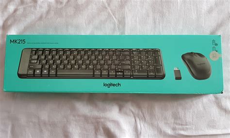 Logitech Wireless keyboard and mouse MK215, Computers & Tech, Parts ...