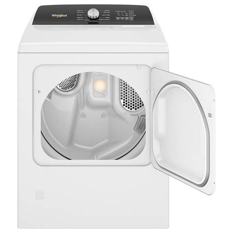 Whirlpool 7 Cu. Ft. Capacity Gas Dryer with Steam in White | Nebraska ...