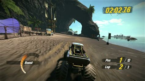 MotorStorm: Pacific Rift gameplay. Speed DLC. Track: Quick Sands. - YouTube