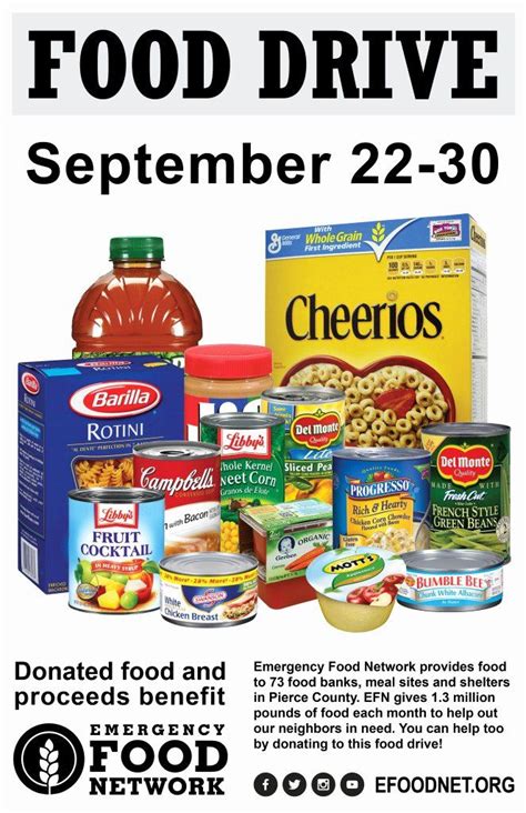 40 Canned Food Drive Flyer | Food drive flyer, Food drive, Canned food