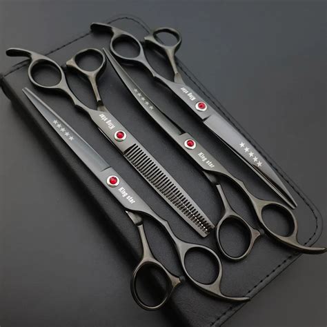 7 inch Pro pet grooming scissors Shears Cutting&Thinng&curved scissors for dog grooming k418-in ...