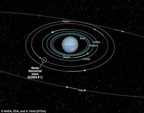 Tiny new moon orbiting Neptune discovered by astronomer BY ACCIDENT | Daily Mail Online