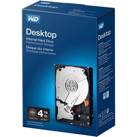 WD 4TB Black 7200 rpm SATA III 3.5" Internal HDD WD4004FZWX