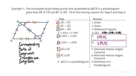 Mastering the Proofs of Parallelograms: Take the Mastery Test