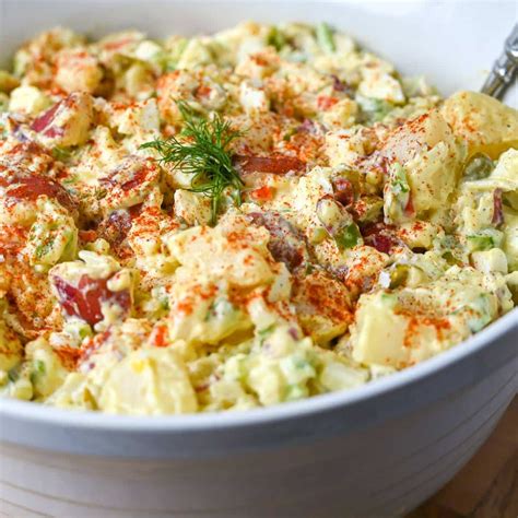 The Best Red Skin Potato Salad recipe- Amee's Savory Dish