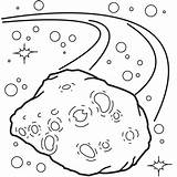 Asteroid Belt Page Coloring Pages sketch template