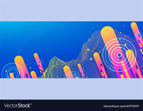 Abstract bright geometric background Royalty Free Vector