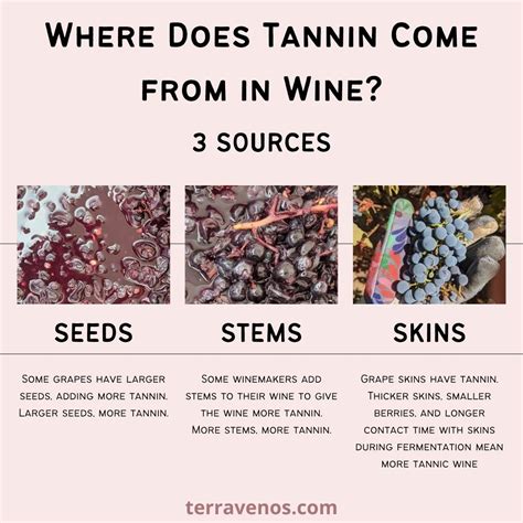 Red Wine Tannin Chart