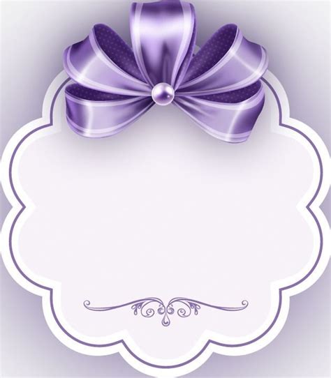 Purple ribbon border, Purple Ribbon, Purple Border, Wen Half Frame PNG and PSD | Hediye ...