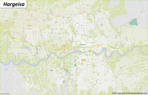 Hargeisa Map | Somaliland | Detailed Maps of Hargeisa