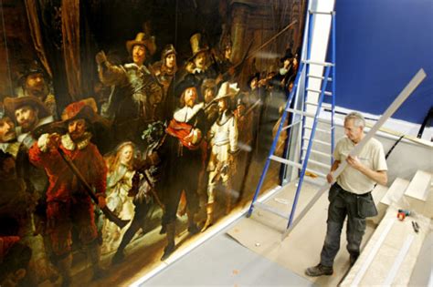 Museum starts 'live' restoration of Rembrandt masterpiece 'The Night Watch' | Inquirer Lifestyle