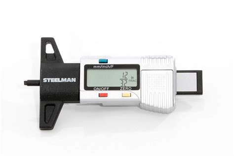 Buy STEELMAN 60664 Digital Tire Tread Depth Gauge, 3 Modes - Fractional Inch, Decimal Inch, and ...