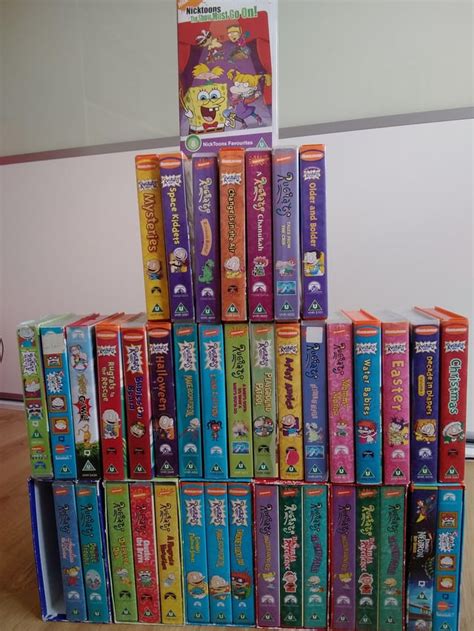 My COMPLETE collection of PAL UK Rugrats VHS tapes (Bar Tommy Troubles which is somewhere in the ...