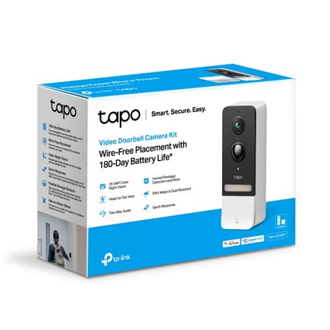 Tapo D230S1 | Tapo Smart Battery Video Doorbell | TP-Link