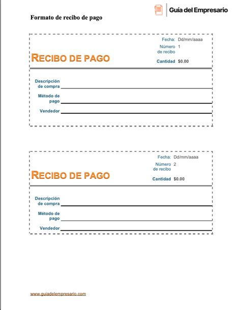 Recibo De Pago Plantilla Plantillas PDF Jotform, 50% OFF