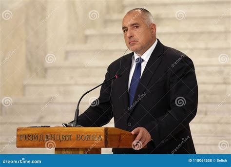 Prime Minister of Bulgaria Boyko Borissov Editorial Stock Photo - Image ...