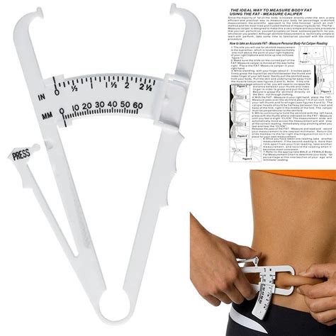 Aliexpress.com : Buy 10pcs/lot Personal Body Fat Caliper Skin Analyzer Measure Charts Fitness ...