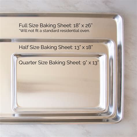 Cookie Sheet Sizes Explained: Dimensions Of Baking Sheets, 44% OFF