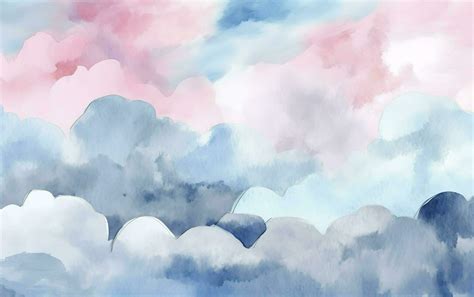 a beautiful watercolor abstract background featuring blue, purple, and ...