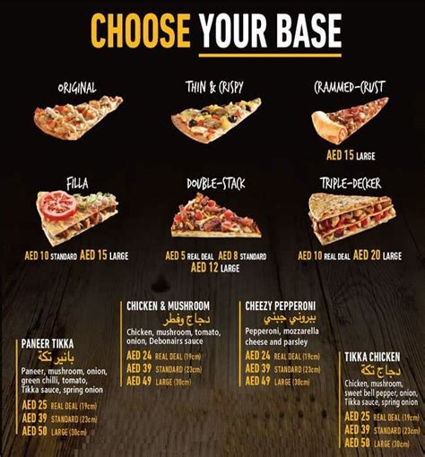 Debonairs Pizza Menu, Menu for Debonairs Pizza, Dubai Marina, Dubai - Zomato