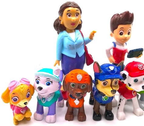 PAW PATROL Figure Play Set NICKELODEON Nick Jr PVC TOY Ryder SKYE Mayor Goodway | eBay