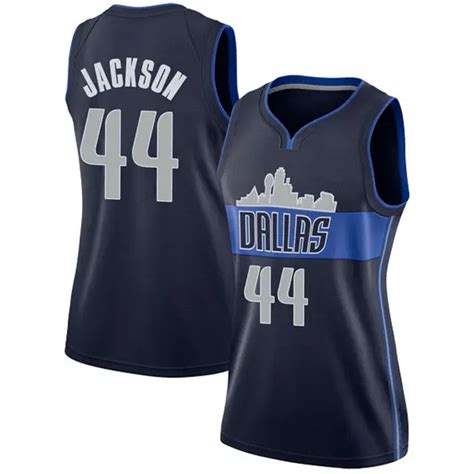 Women's Justin Jackson Dallas Mavericks Nike Swingman Navy Jersey ...