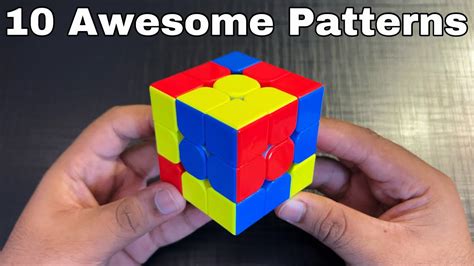 Top 10 Coolest Rubik’s Cube Patterns : - YouTube