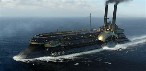 ArtStation - Steampunk galleon