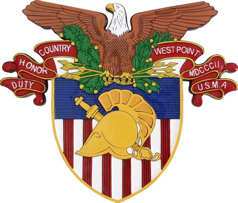 United States Military Academy at West Pointb Crest Plaque