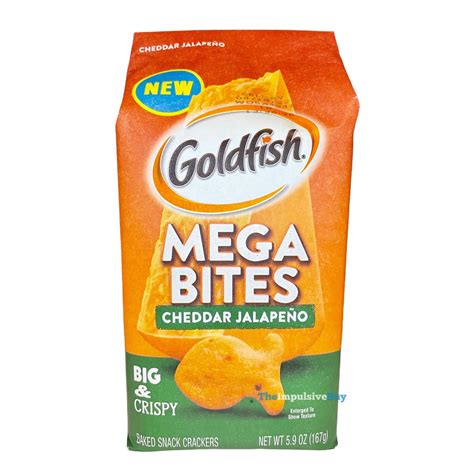 REVIEW: Goldfish Mega Bites Cheddar Jalapeno - The Impulsive Buy