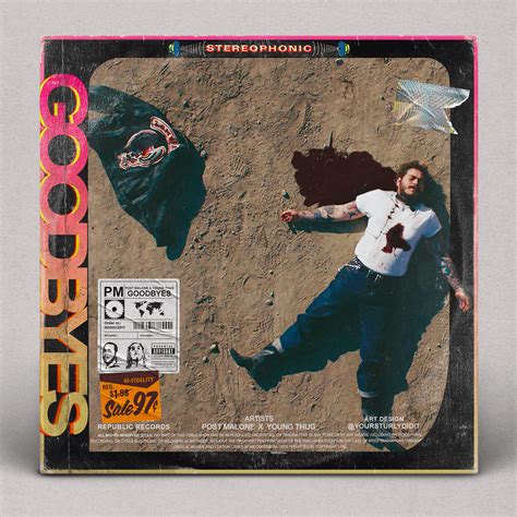 Post Malone - Goodbyes ft. Young Thug : r/fakealbumcovers