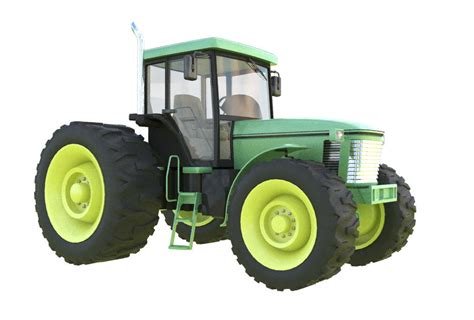 Farm Tractor 3D Model $19 - .obj .fbx .c4d .max - Free3D