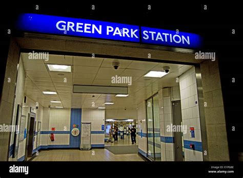 Green Park Underground Station, City of Westminster, London, England ...