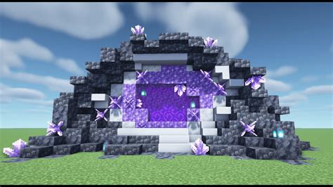 MINECRAFT | Geode Portal Design - YouTube