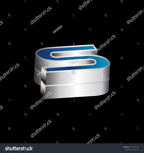 3d Letter S Logo Inspiration Isolated Stock Vector (Royalty Free ...