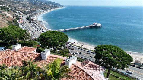 Malibu Beach In Los Angeles - Stock Photos | Motion Array