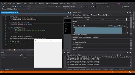 Python Winforms Application in Visual Studio 2019 | IronPython Getting Started - YouTube