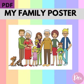 My Family Poster by Designing minds xx | TPT