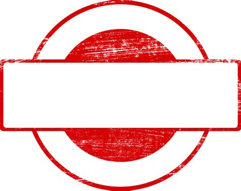 20 Red Empty Stamp Vector (PNG Transparent, SVG) | OnlyGFX.com