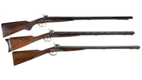 Three Pedersoli Double Barrel Percussion Shotguns | Rock Island Auction