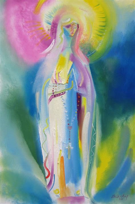 Angels, Wonders, and Miracles of Faith: Our Lady of Lourdes: A New Painting by Artist Stephen B ...